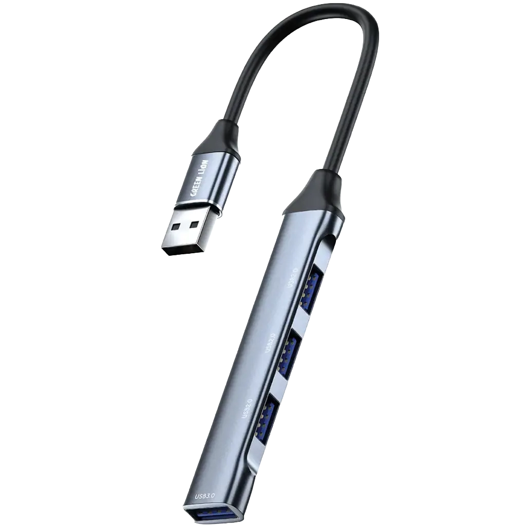 greenlion Greenlion 4-in-1 Usb Hub black